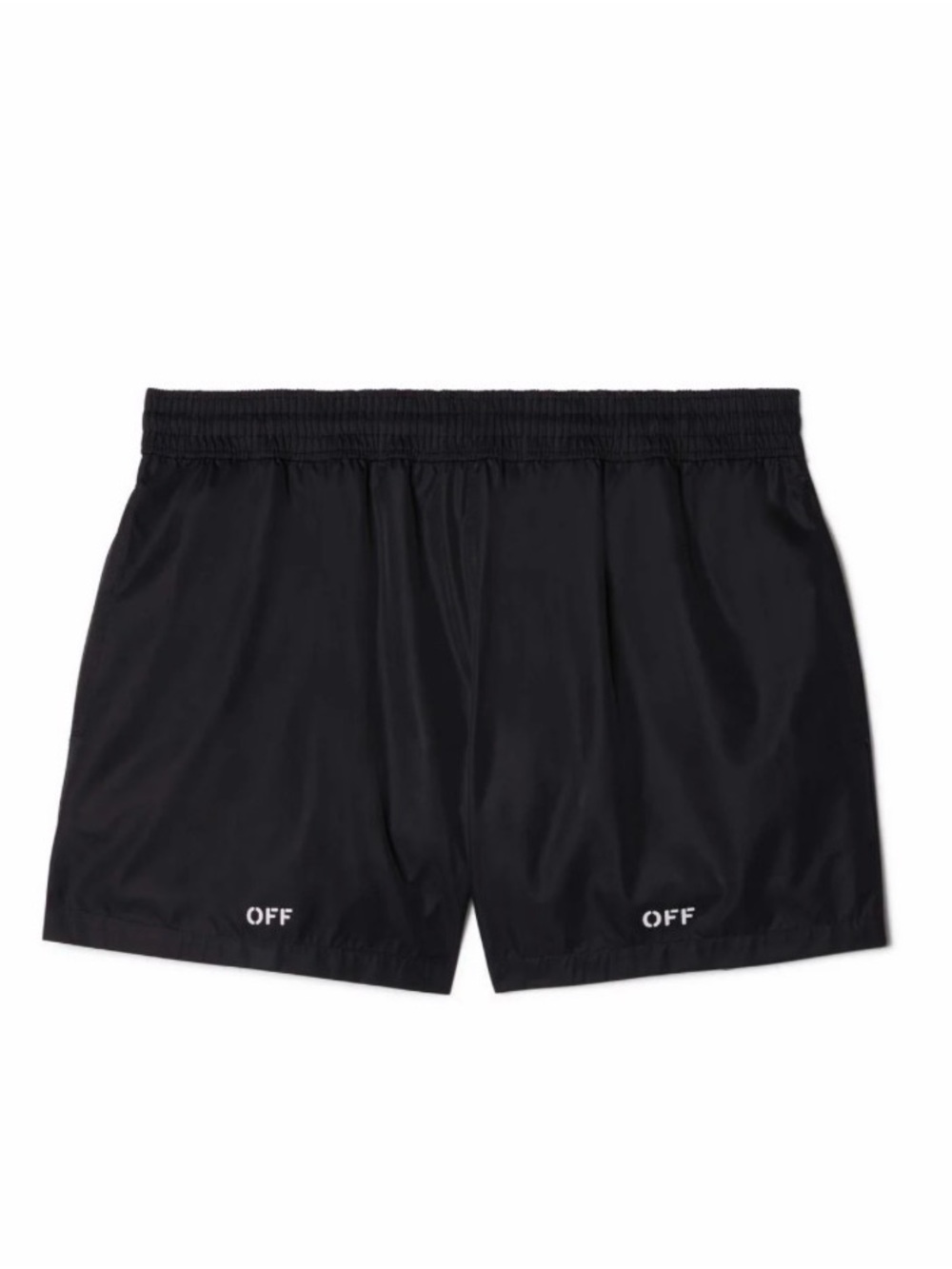 Off White Mens  'OFF' Logo Swim Shorts